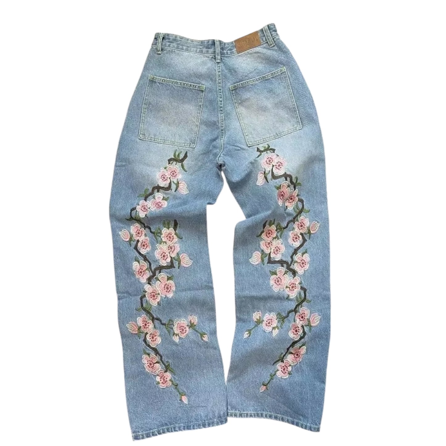 LOWERSTAR "Flowers in the room" Baggy Jeans