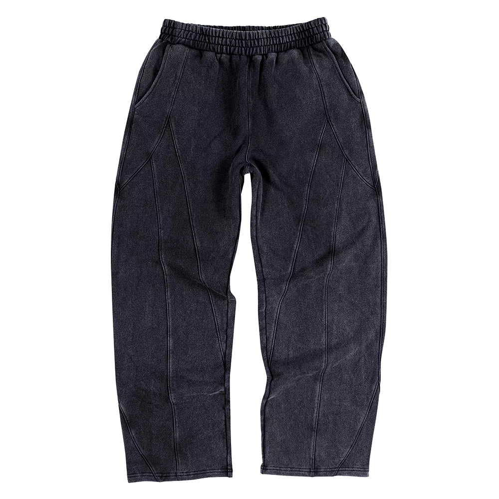 LOWERSTAR Straight Elastic Casual Sweatpants 