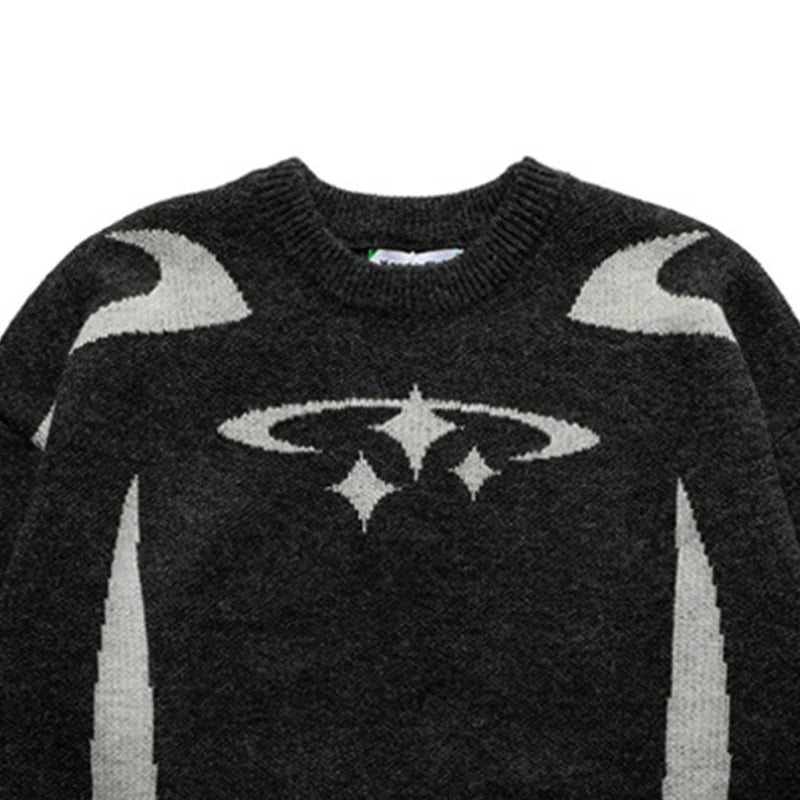  LOWERSTAR Constellation  Retro Sweater 