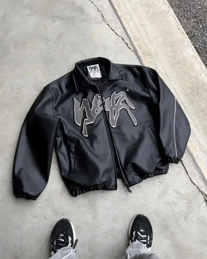 LOWERSTAR Graffity Leather Jacket