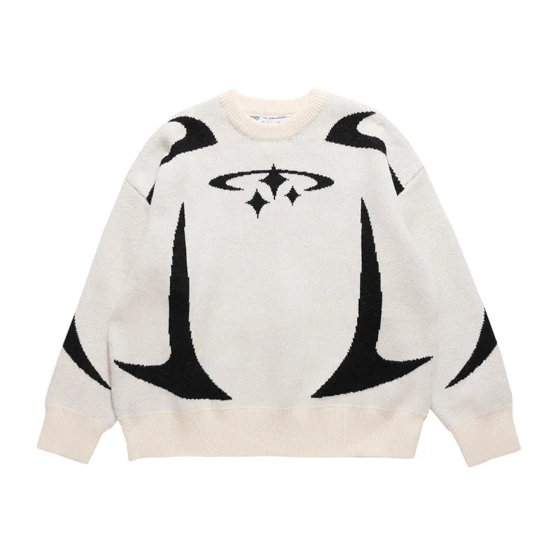  LOWERSTAR Constellation  Retro Sweater 