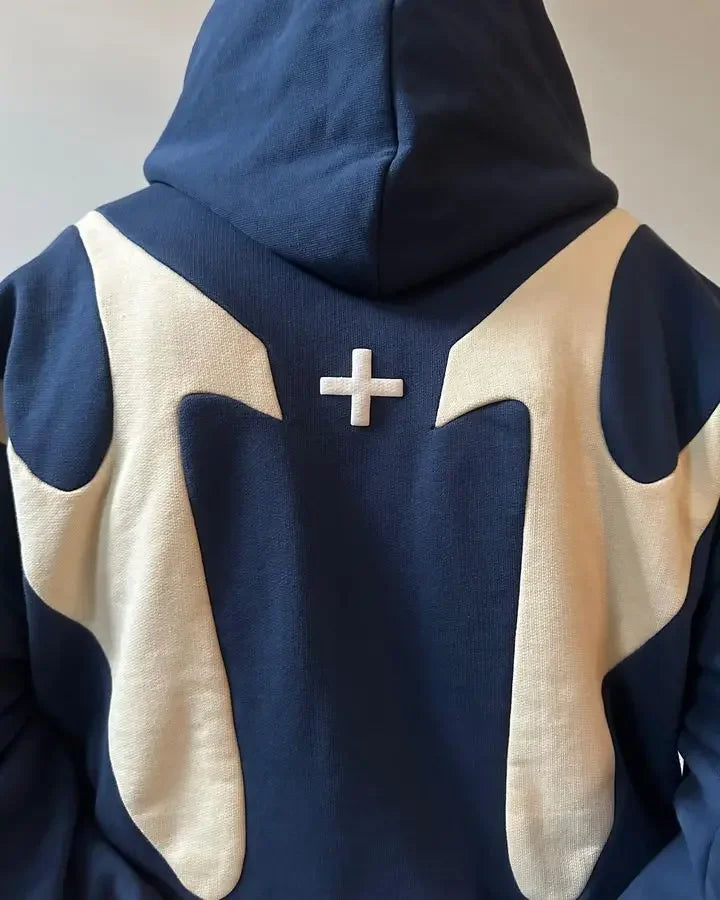 LOWERSTAR The Cross Zipper Hoodie