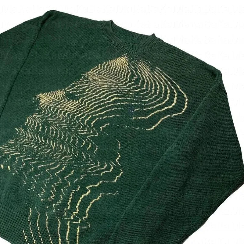 LOWERSTAR Wave Face Sweater