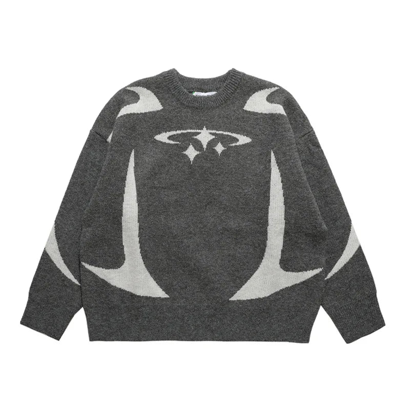  LOWERSTAR Constellation  Retro Sweater 