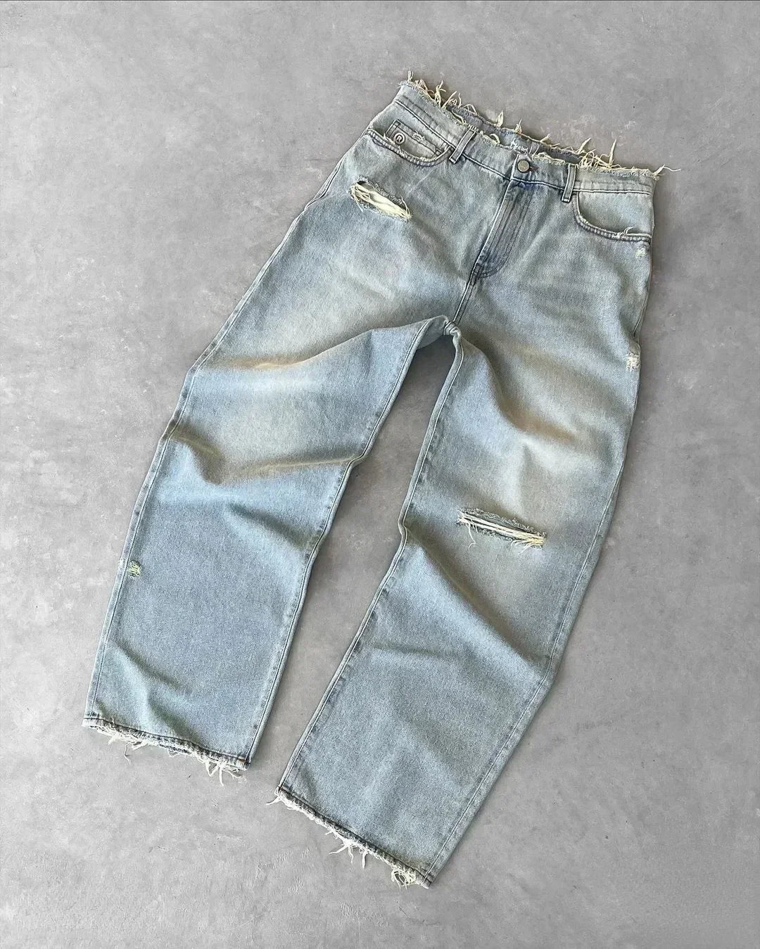 LOWERSTAR "Broken Planets" Baggy Jeans